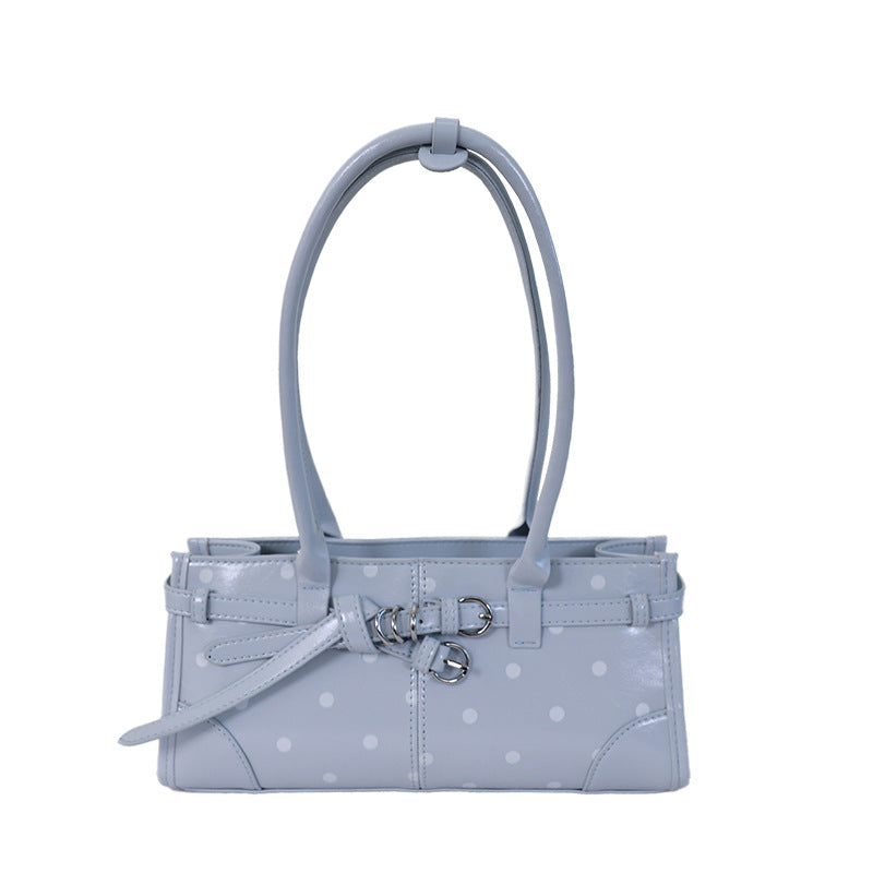 Poka Buckle East-West Bag - Midnight Black