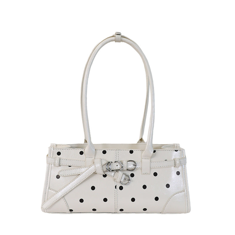 Poka Buckle East-West Bag - Midnight Black
