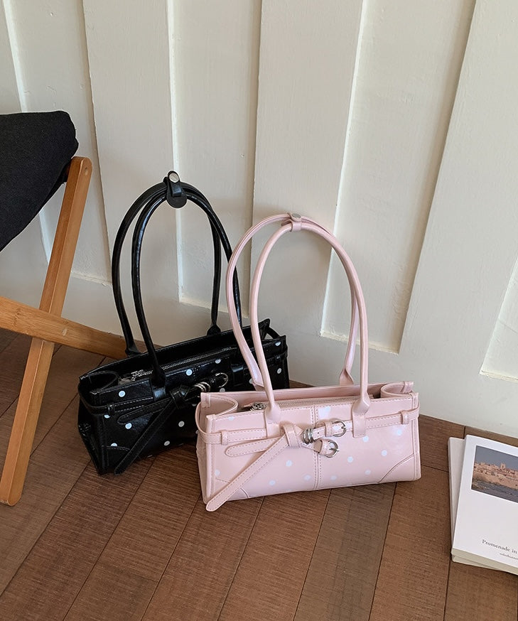 Poka Buckle East-West Bag - Midnight Black