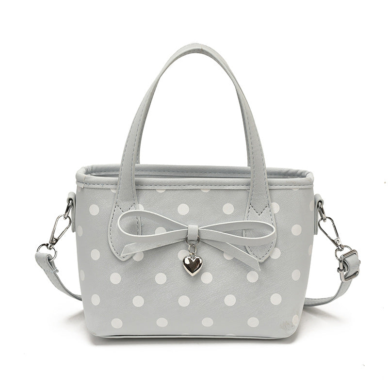 Poka Ribbon Basket Tote - Midnight Black