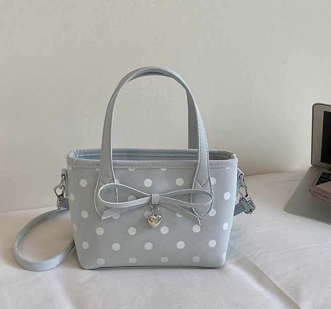 Poka Ribbon Basket Tote - Midnight Black