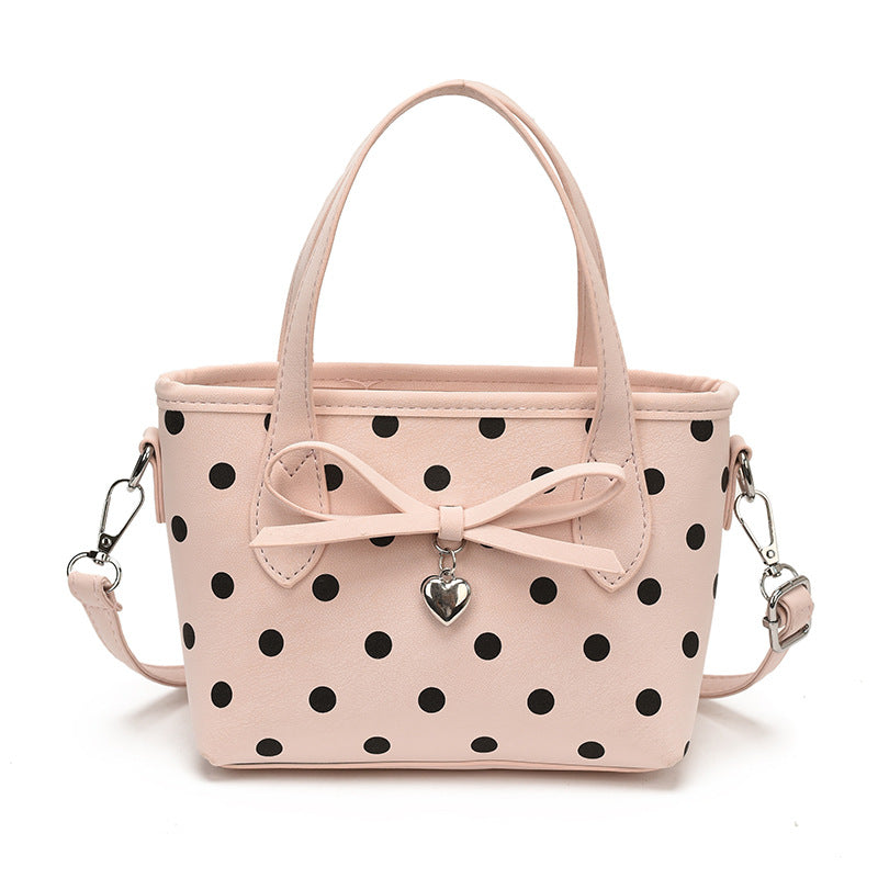 Poka Ribbon Basket Tote - Midnight Black