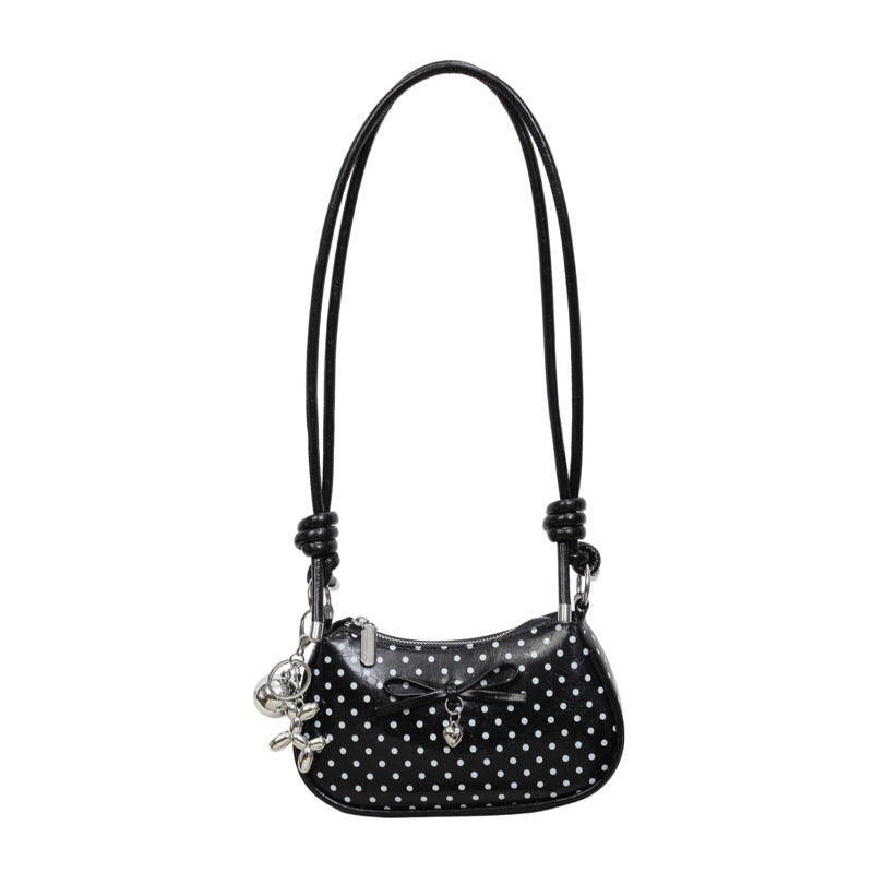 Poka Ribbon Sling Bag - Rose Red