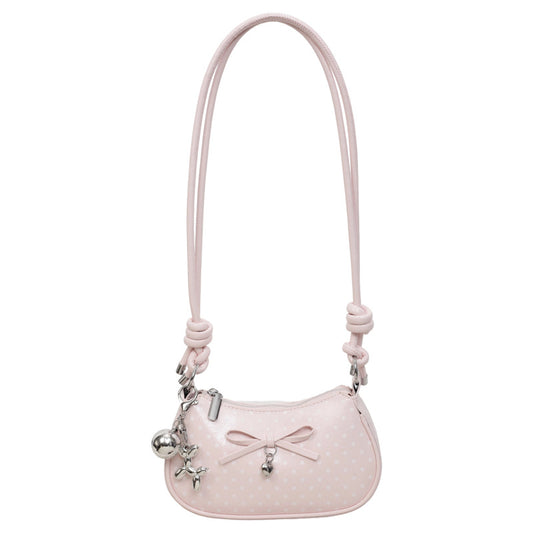 Poka Ribbon Sling Bag - Blush Pink