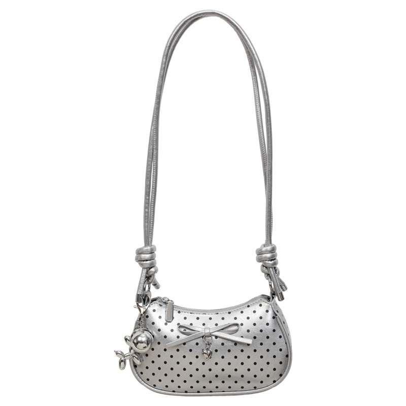 Poka Ribbon Sling Bag - Rose Red