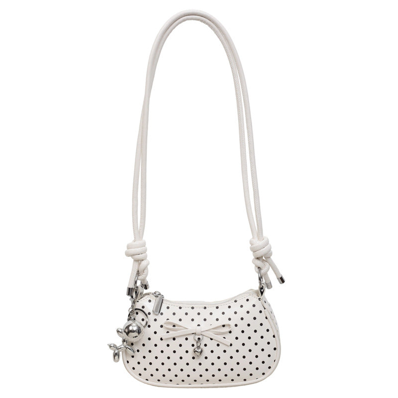Poka Ribbon Sling Bag - Rose Red
