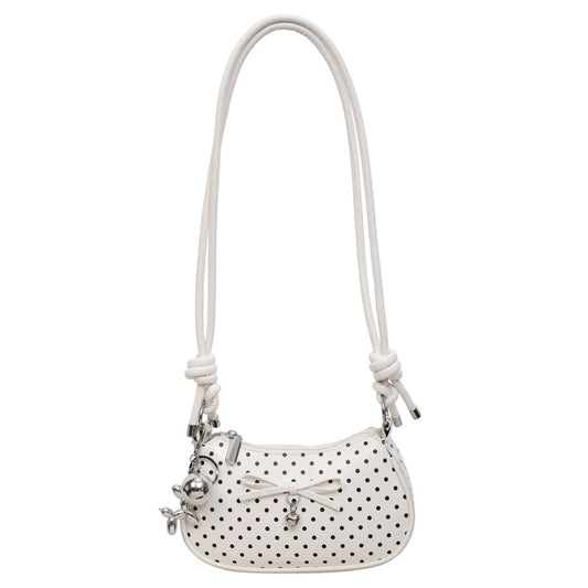 Poka Ribbon Sling Bag - Blanc White