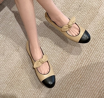Princess Bow Ballet Mary Janes - Midnight Black