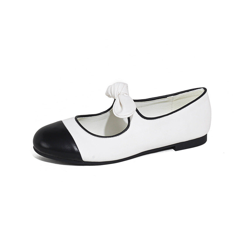 Princess Bow Ballet Mary Janes - Midnight Black