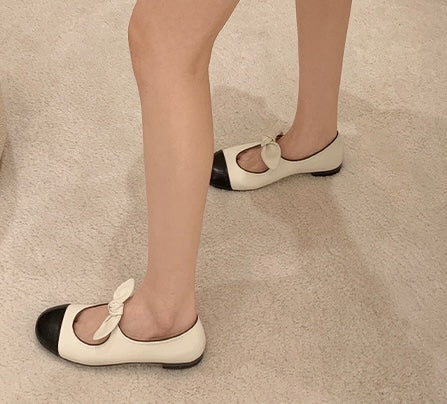 Princess Bow Ballet Mary Janes - Midnight Black