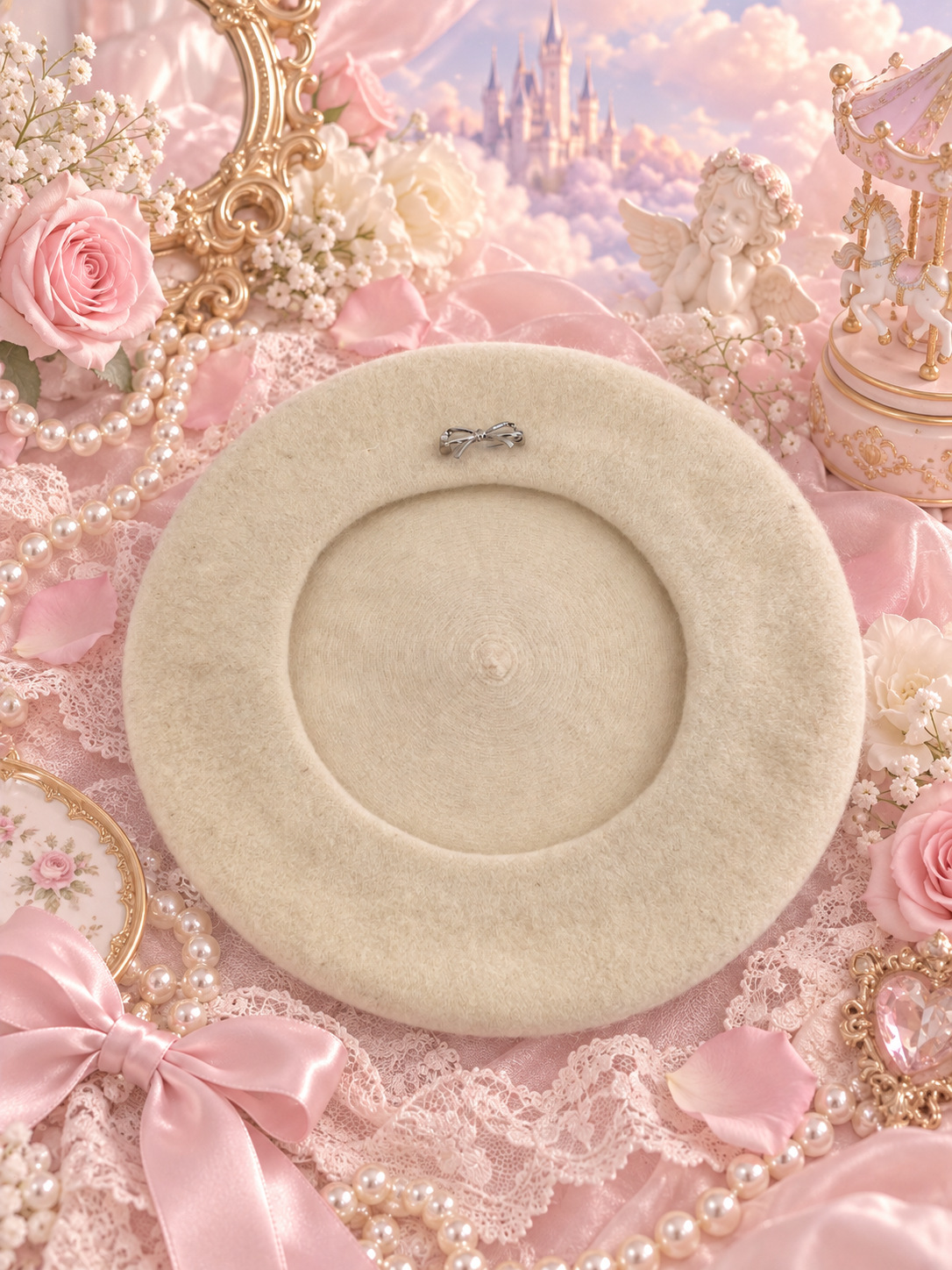 Princess Bow Beret