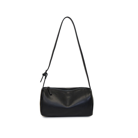 Pure Hue Barrel Bag - Matte Black