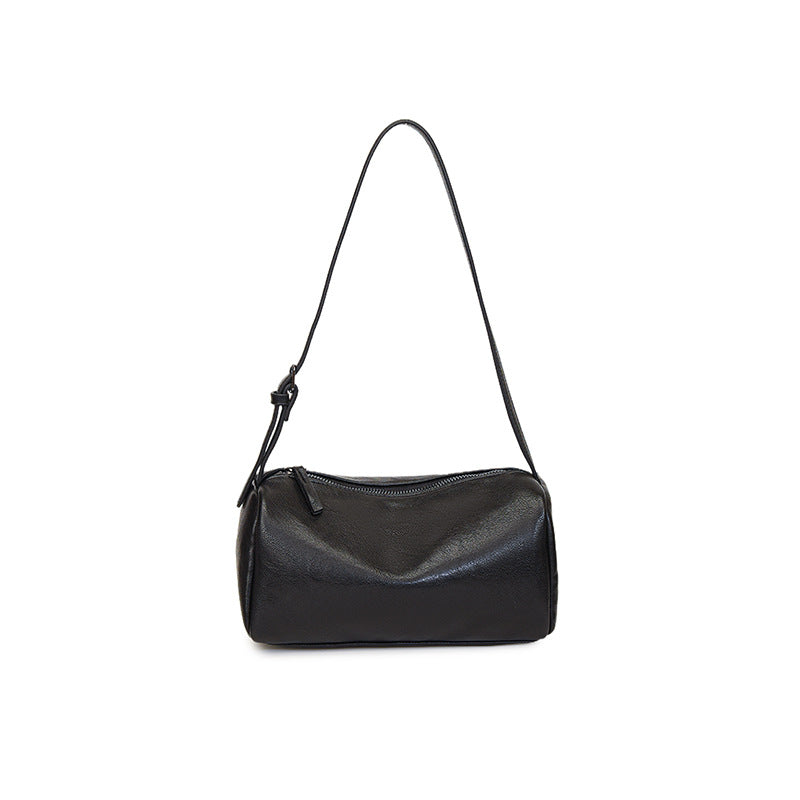 Pure Hue Barrel Bag - Suede Espresso