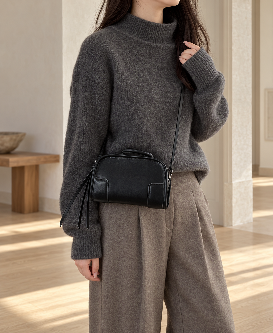 Forme Poétique Boston Bag - Espresso Brown
