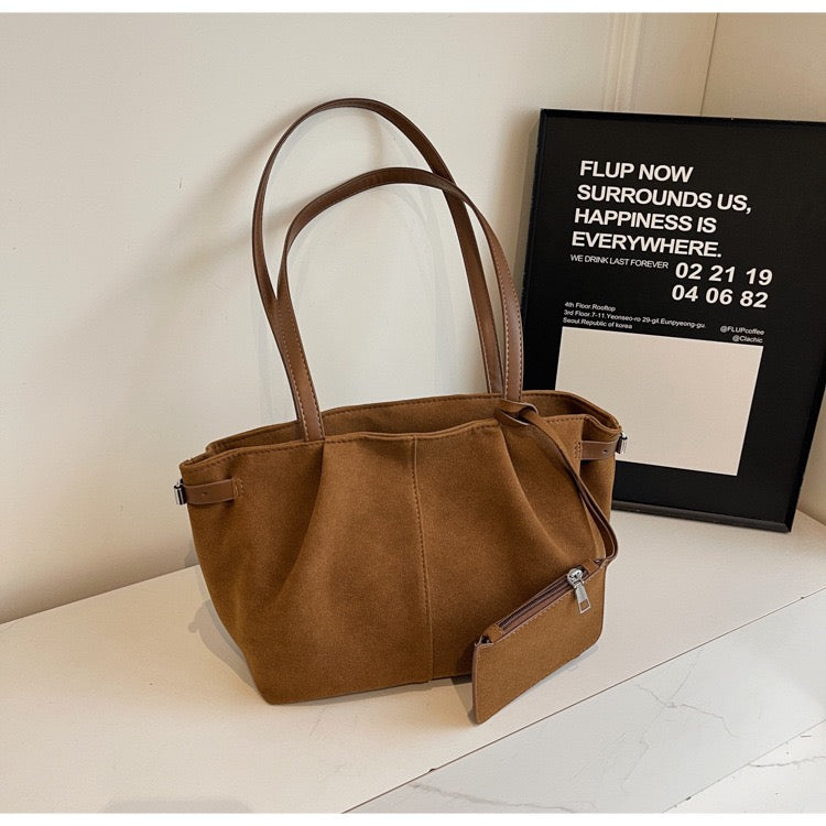 Retro Suede Carryall