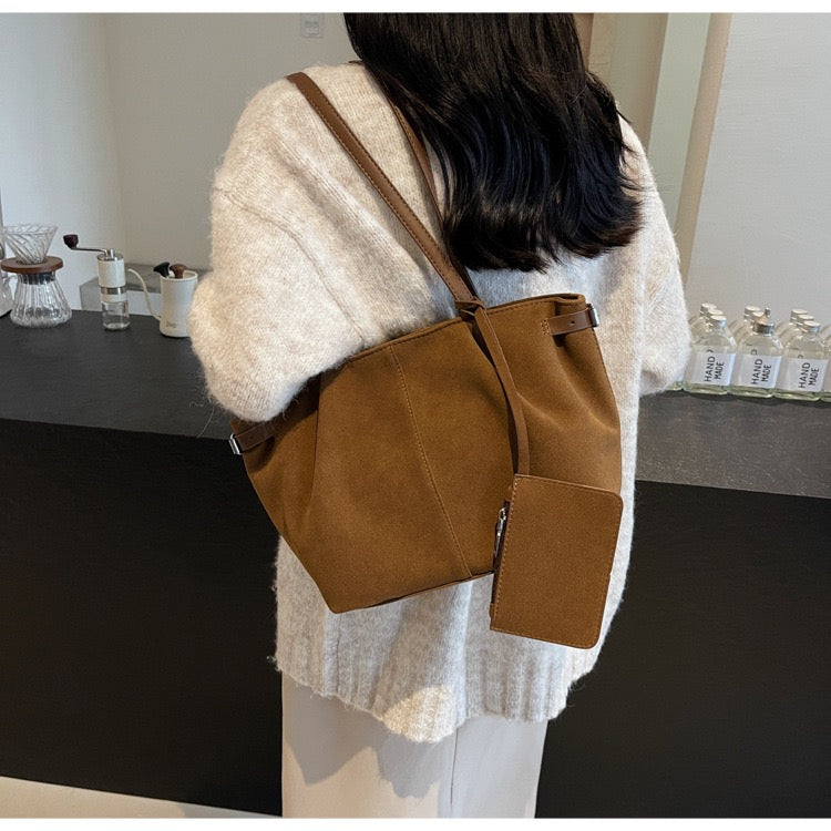 Retro Suede Carryall