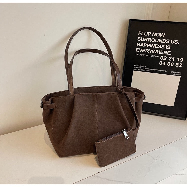 Retro Suede Carryall