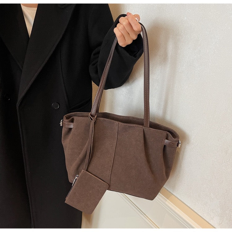 Retro Suede Carryall