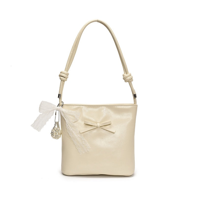 Romantic Bow Bucket Bag
