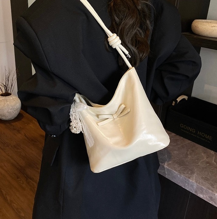 Romantic Bow Bucket Bag