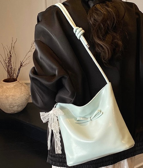 Romantic Bow Bucket Bag
