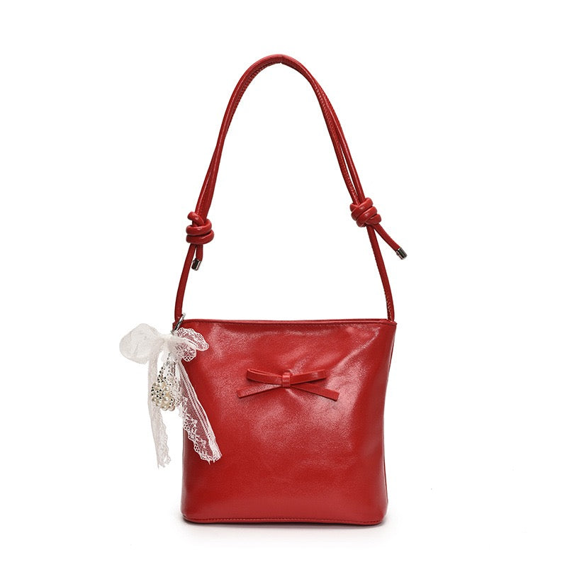 Romantic Bow Bucket Bag