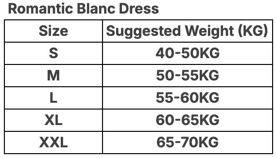 Romantic Blanc Dress