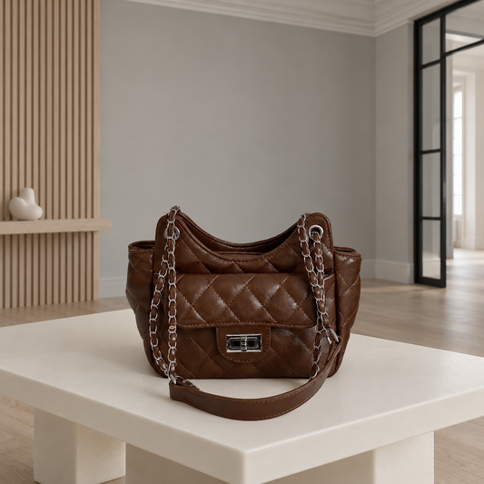 Rue Saint-Honoré Shoulder Bag - Chocolate Brown