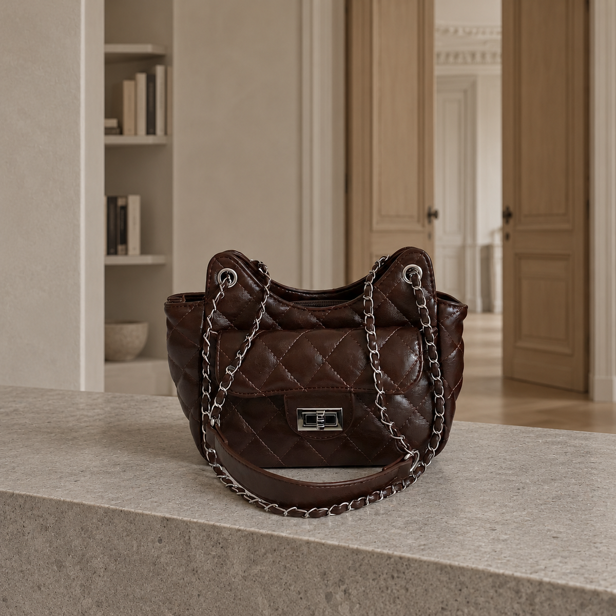 Rue Saint-Honoré Shoulder Bag - Blanc White