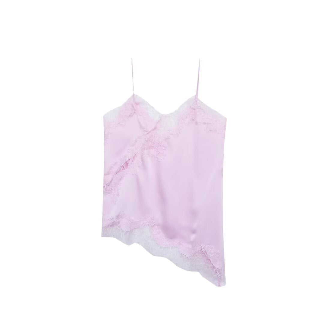 Second Skin Lace Camisole - Midnight Black