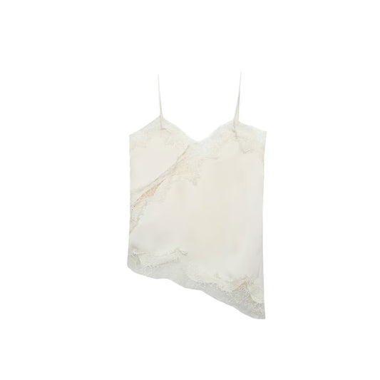 Second Skin Lace Camisole - Cream White