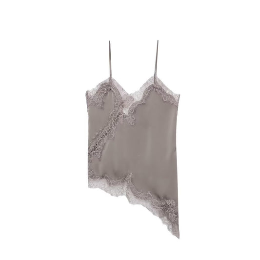 Second Skin Lace Camisole - Mink Grey