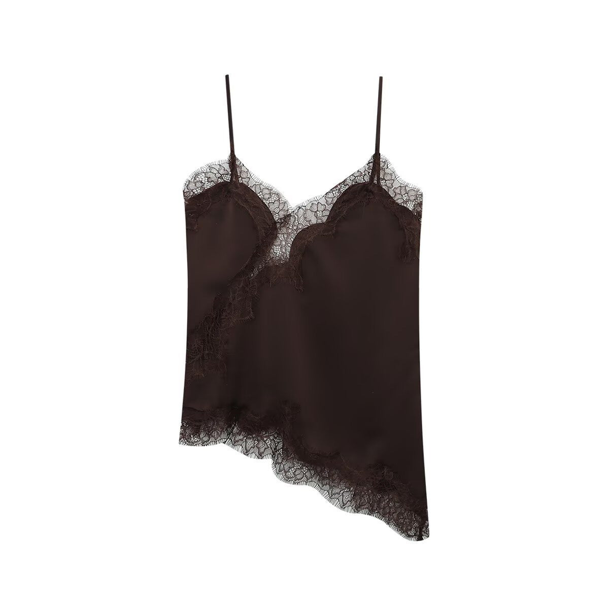 Second Skin Lace Camisole - Midnight Black