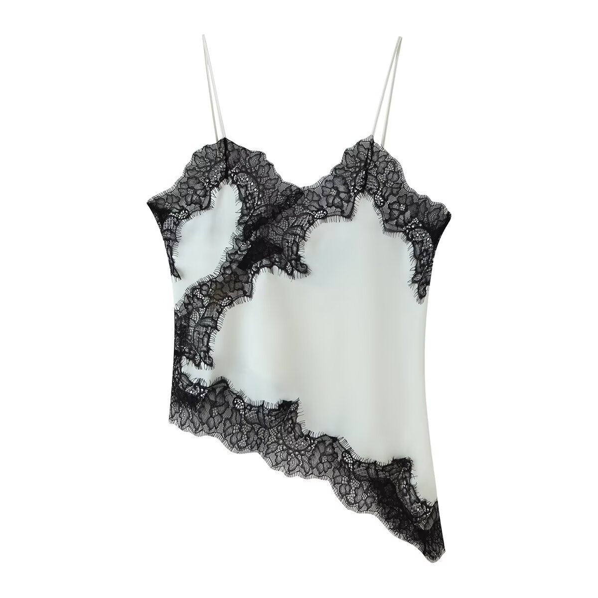 Second Skin Lace Camisole - Midnight Black