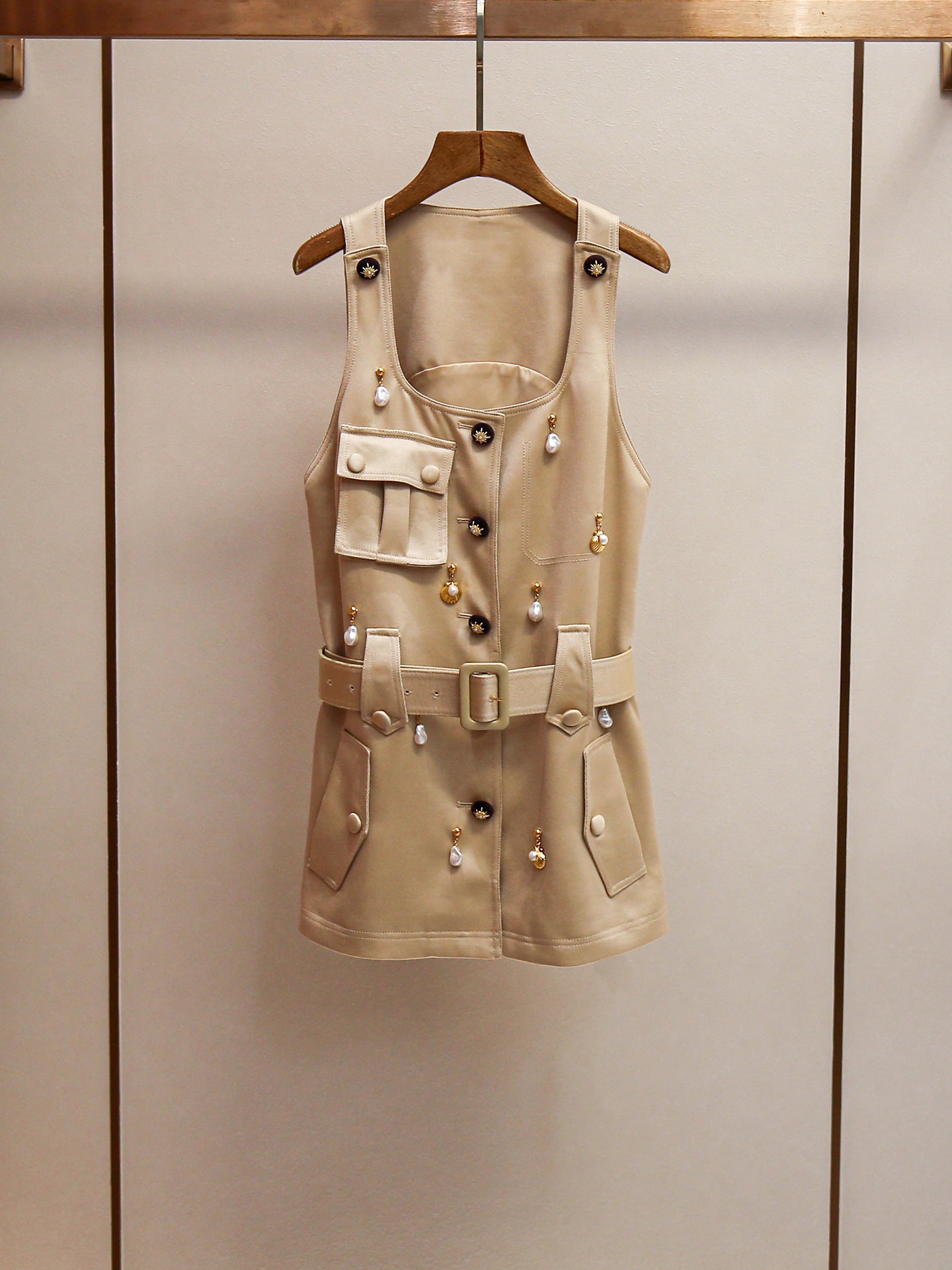 Signature Pendant U-Neck Dress