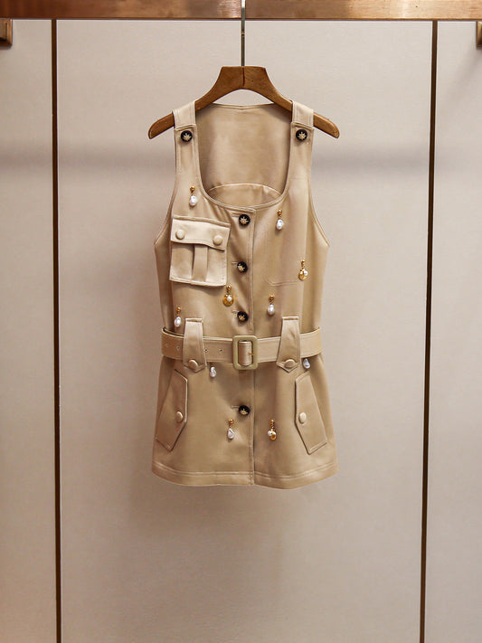Signature Pendant U-Neck Dress