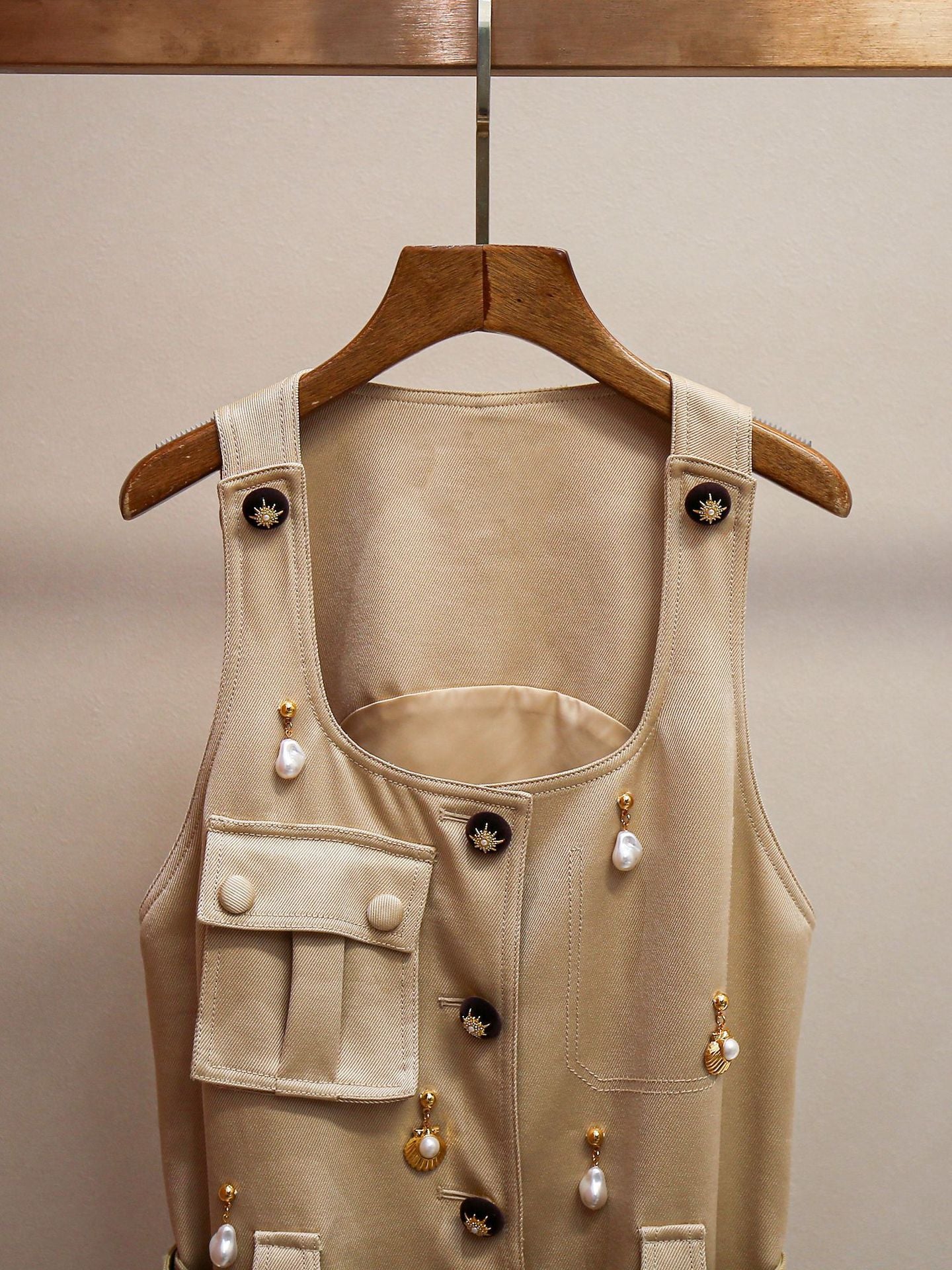 Signature Pendant U-Neck Dress