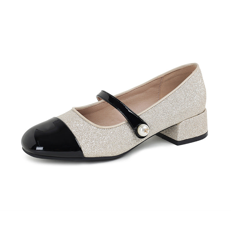 Starlight Mary Janes - Midnight Black