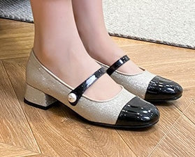 Starlight Mary Janes - Midnight Black