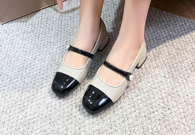 Starlight Mary Janes - Midnight Black