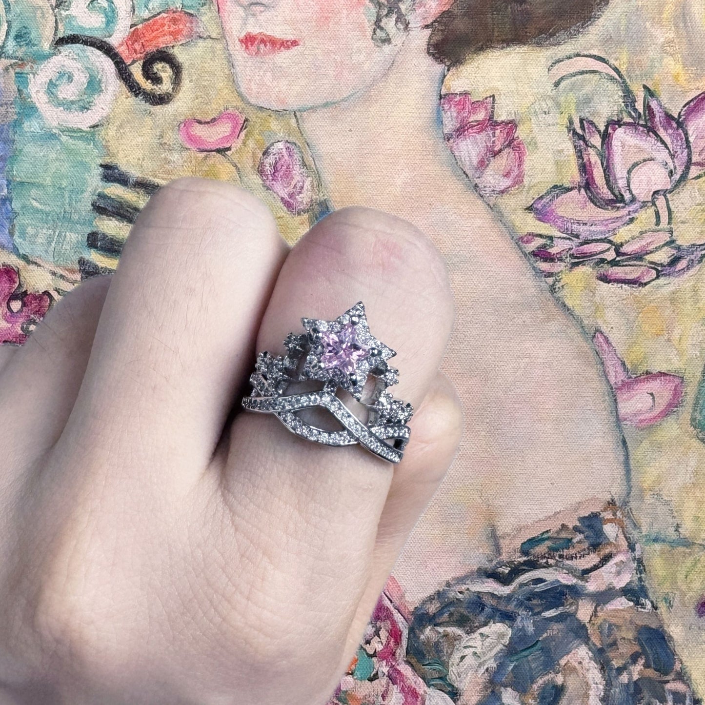 Starlit Crown Ring