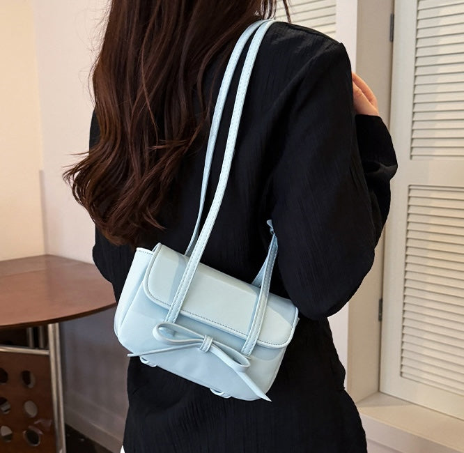 Starry Ribbon Shoulder Bag - Lemon Sorbet