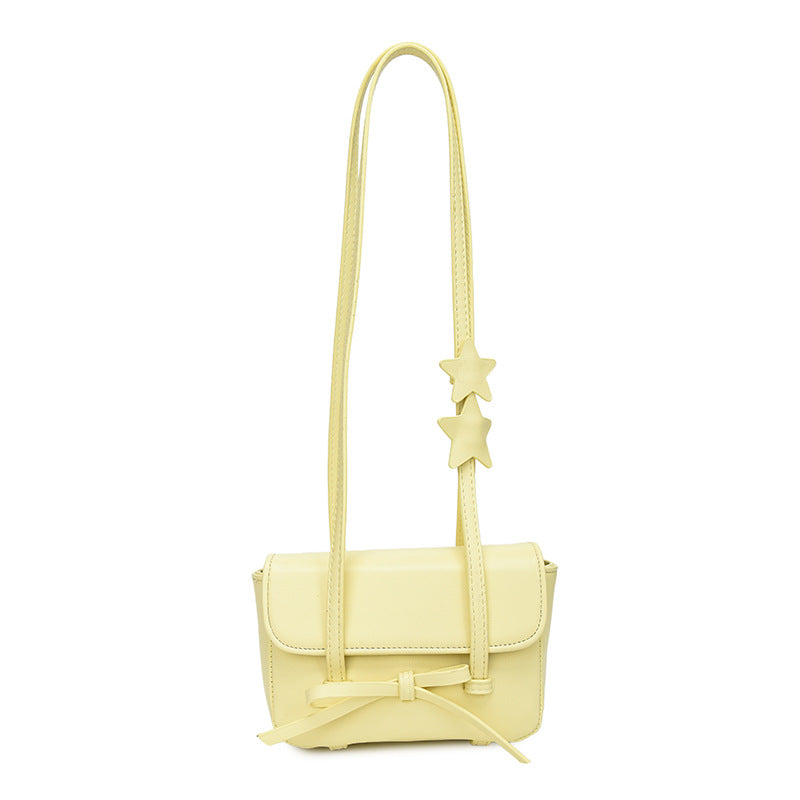 Starry Ribbon Shoulder Bag - Lemon Sorbet