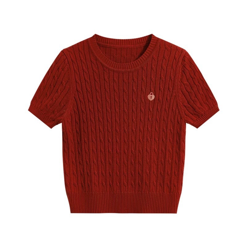 Sweetheart Knit Top