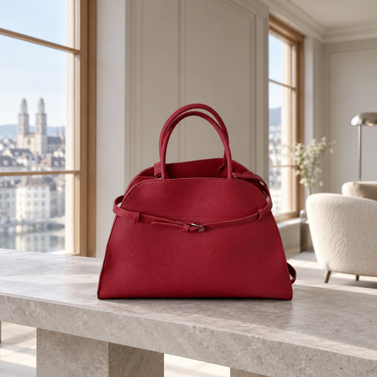 The Boss Edit Tote - Ruby Red