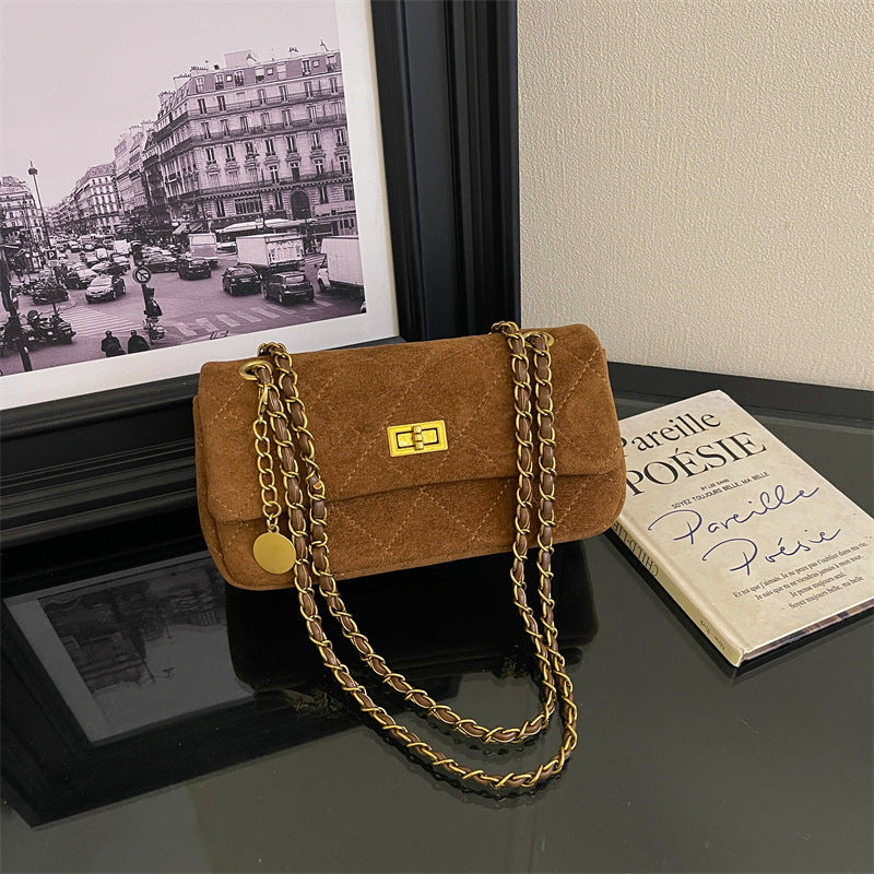 The Paris Edit Chain Bag - Khaki Beige