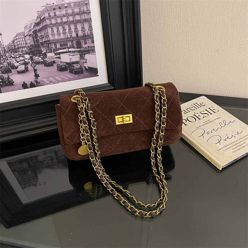 The Paris Edit Chain Bag - Khaki Beige