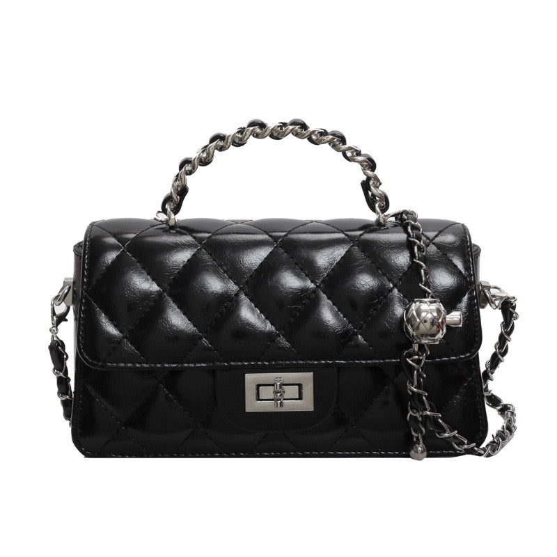 Timeless Elegance Flap Bag with Top Handle