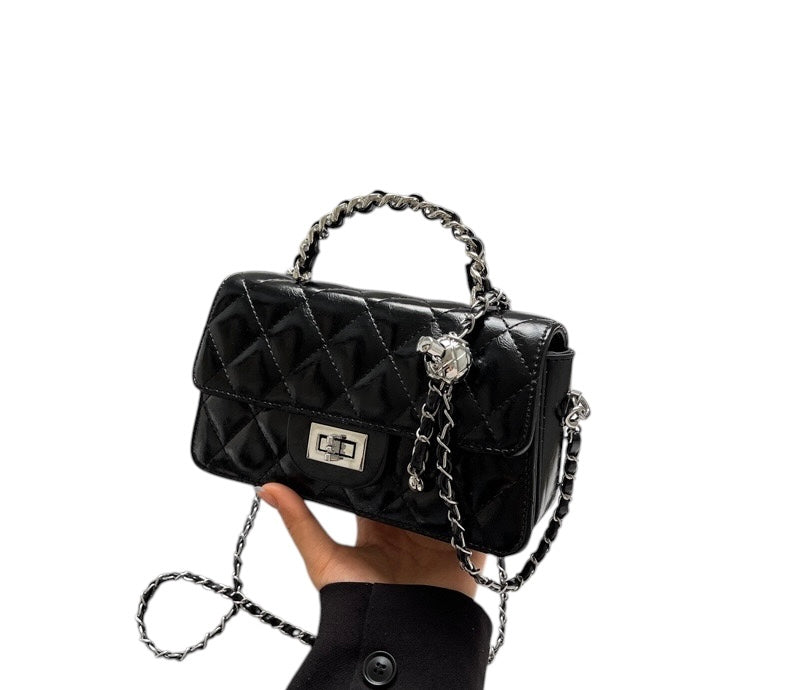 Timeless Elegance Flap Bag with Top Handle