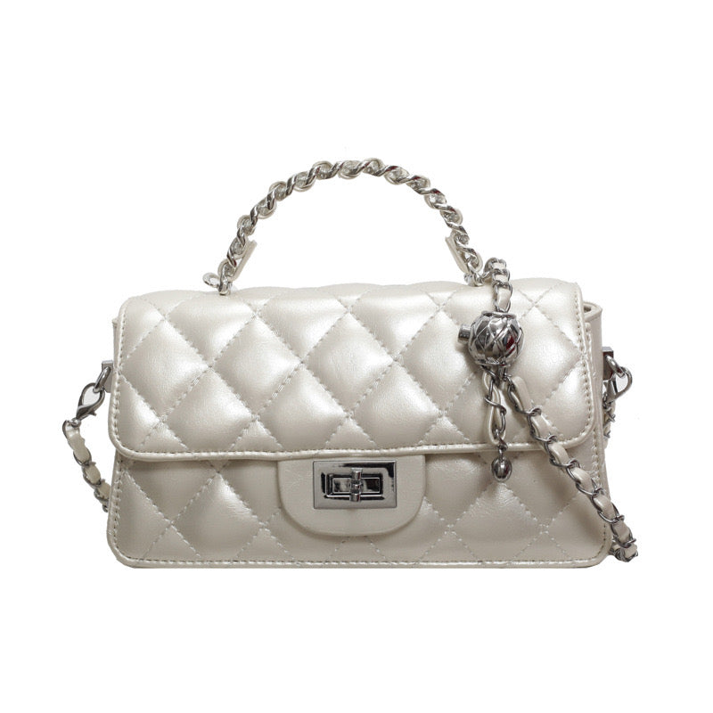 Timeless Elegance Flap Bag with Top Handle